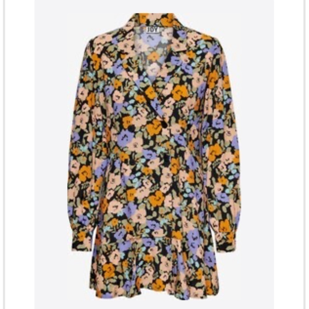 ASOS JDY floral wrap dress